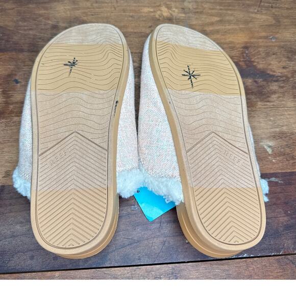 Reef Women's Cushion Sage Cozy Slip-On Shoes Size 7 Pink Twill New With Tags - Picture 8 of 10